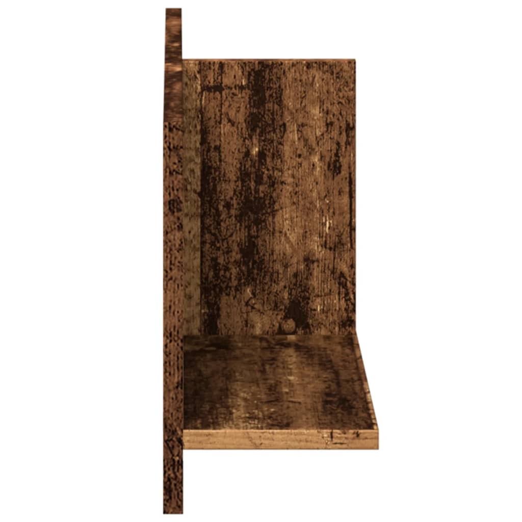 Zidni ormarić boja starog drva 70x16,5x30 cm konstruirano drvo