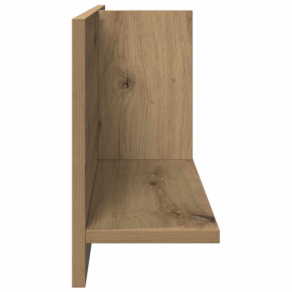 Zidni ormarić boja hrasta 70x16,5x30 cm konstruirano drvo