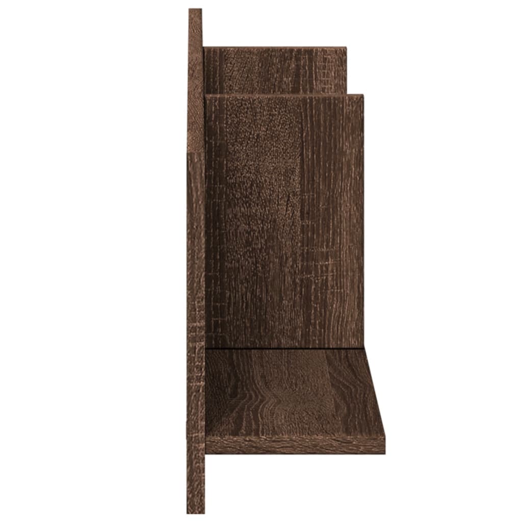 Zidni ormarić boja hrasta 100 x 16,5 x 30 cm konstruirano drvo