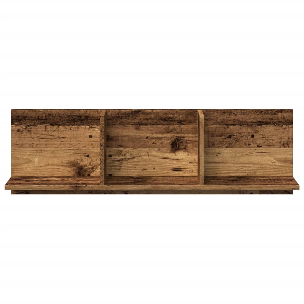 Zidni ormarić boja starog drva 100x16,5x30 cm konstruirano drvo