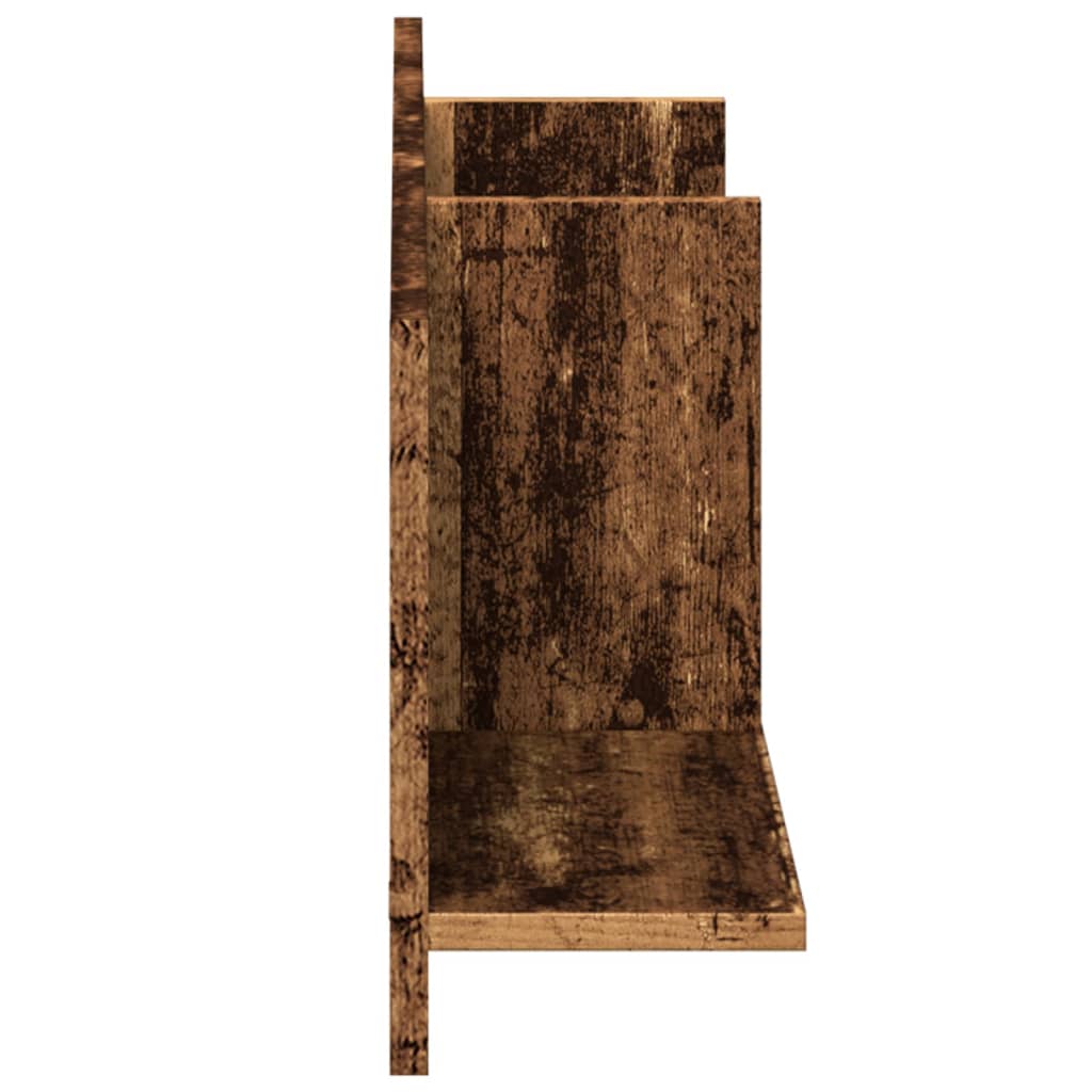 Zidni ormarić boja starog drva 100x16,5x30 cm konstruirano drvo