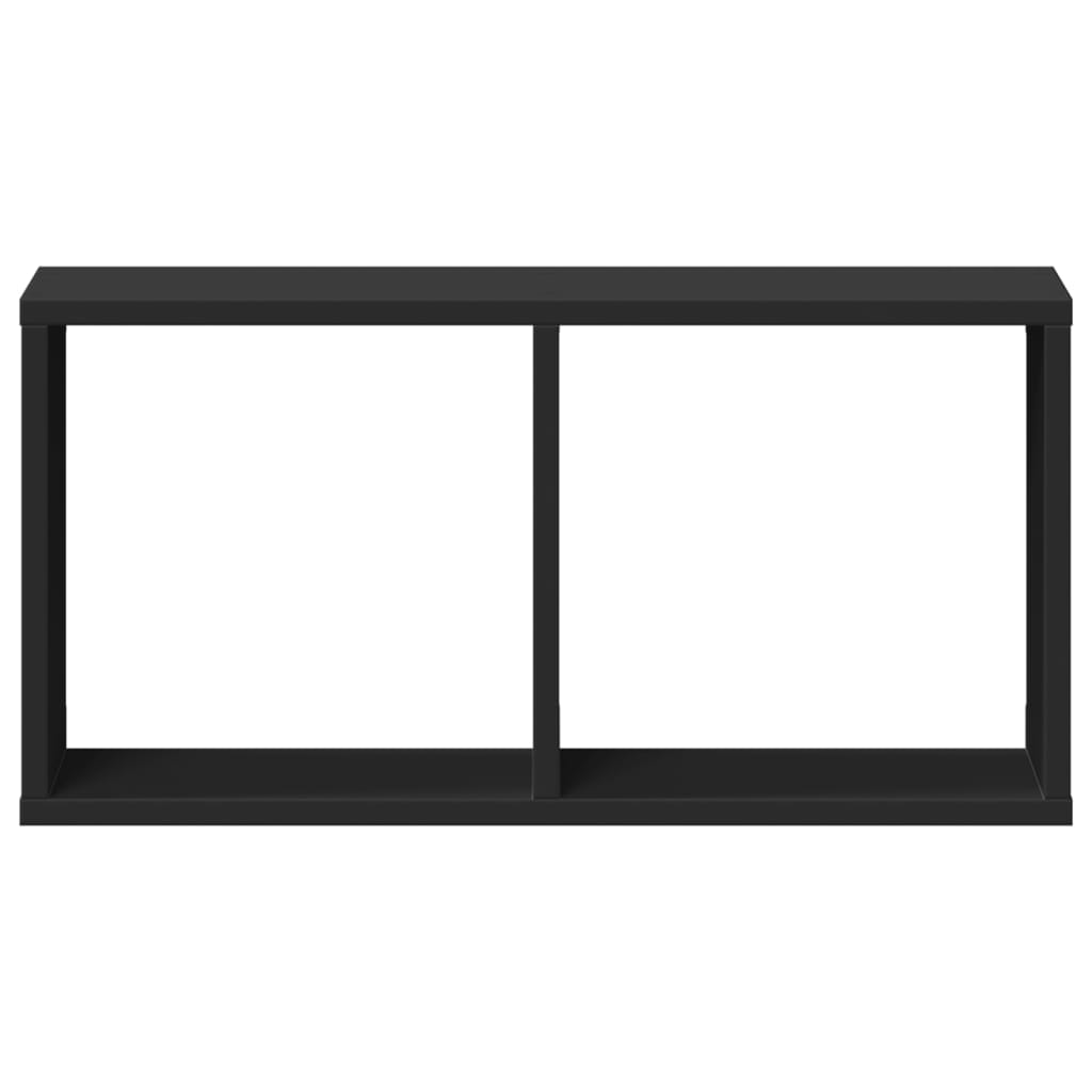 Zidni ormarić crni 60x16x30 cm od konstruiranog drva
