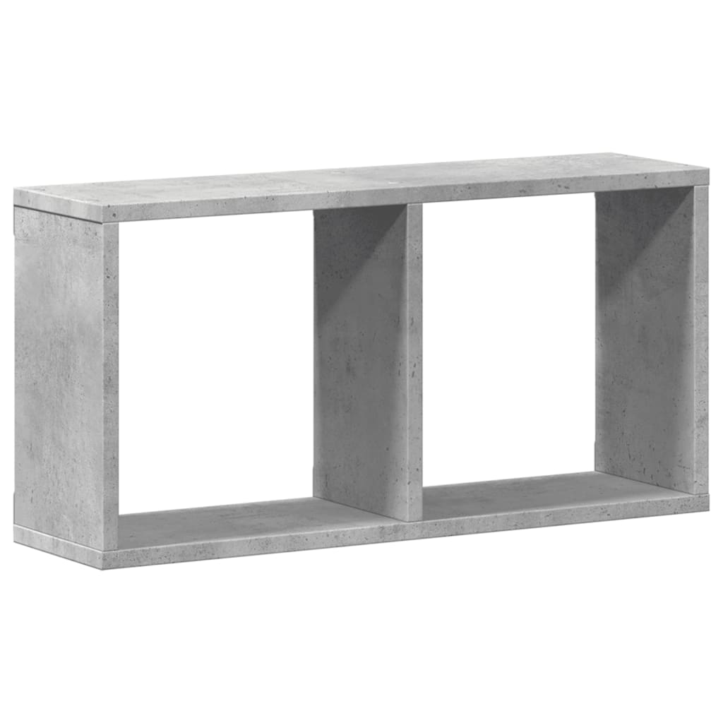 Zidni ormarić siva boja betona 60x16x30 cm konstruirano drvo