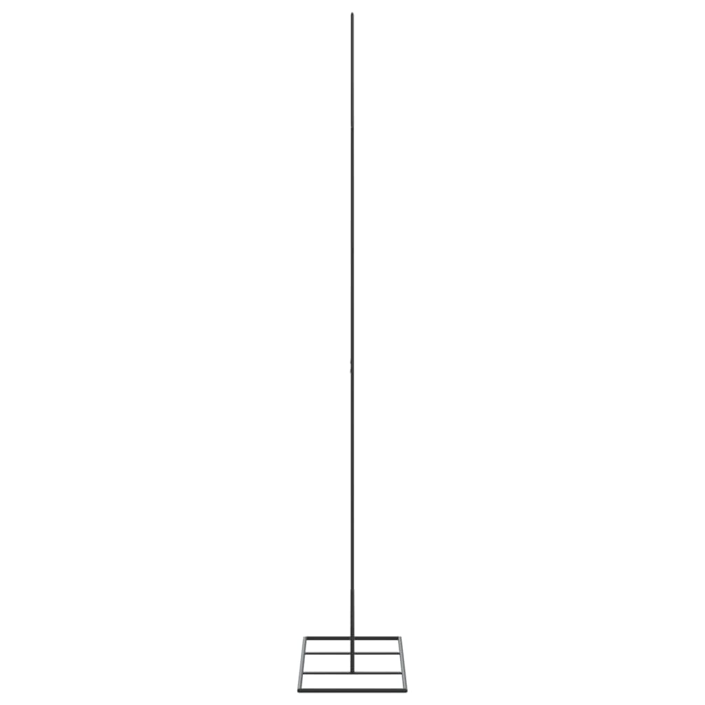 Metalno ukrasno božićno drvce crno 150 cm