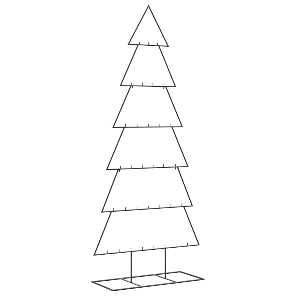 Metalno ukrasno božićno drvce crno 180 cm