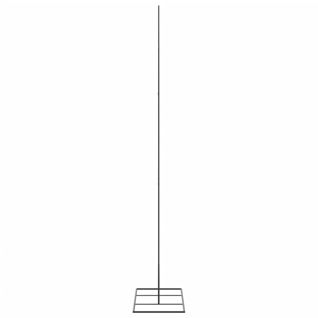 Metalno ukrasno božićno drvce crno 180 cm