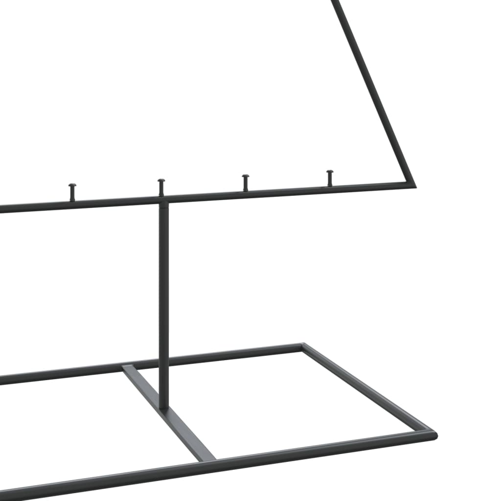 Metalno ukrasno božićno drvce crno 180 cm