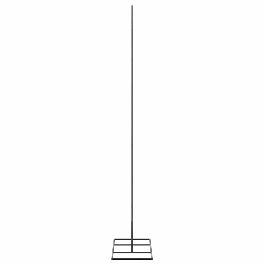 Metalno ukrasno božićno drvce crno 150 cm