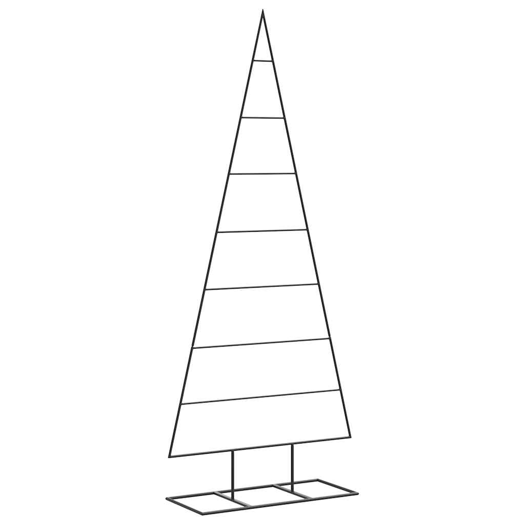 Metalno ukrasno božićno drvce crno 150 cm