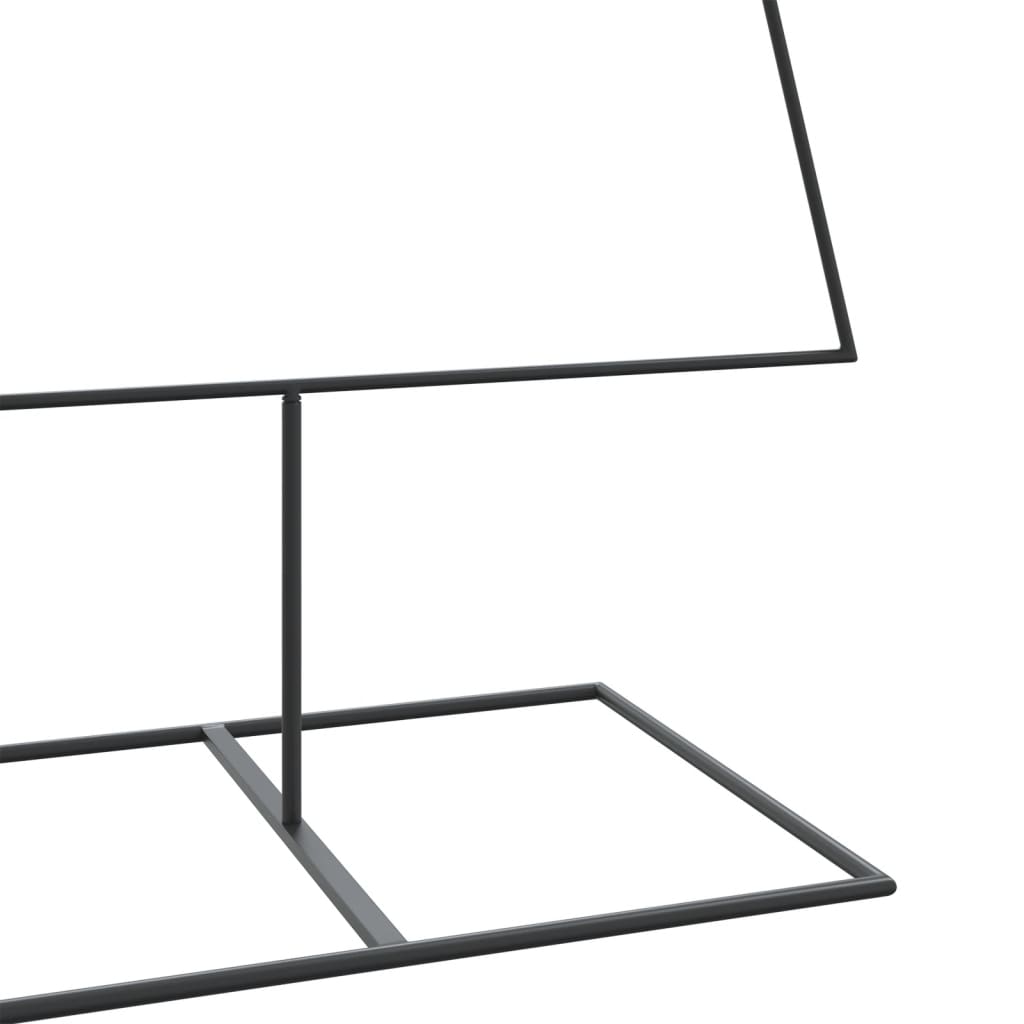 Metalno ukrasno božićno drvce crno 210 cm