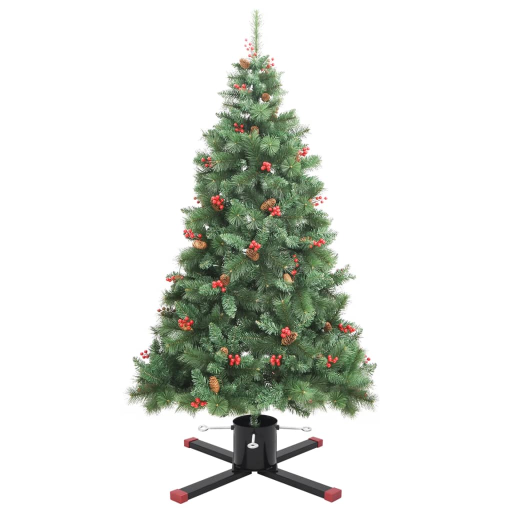 Stalak za božićno drvce crni 61x61x15,5 cm