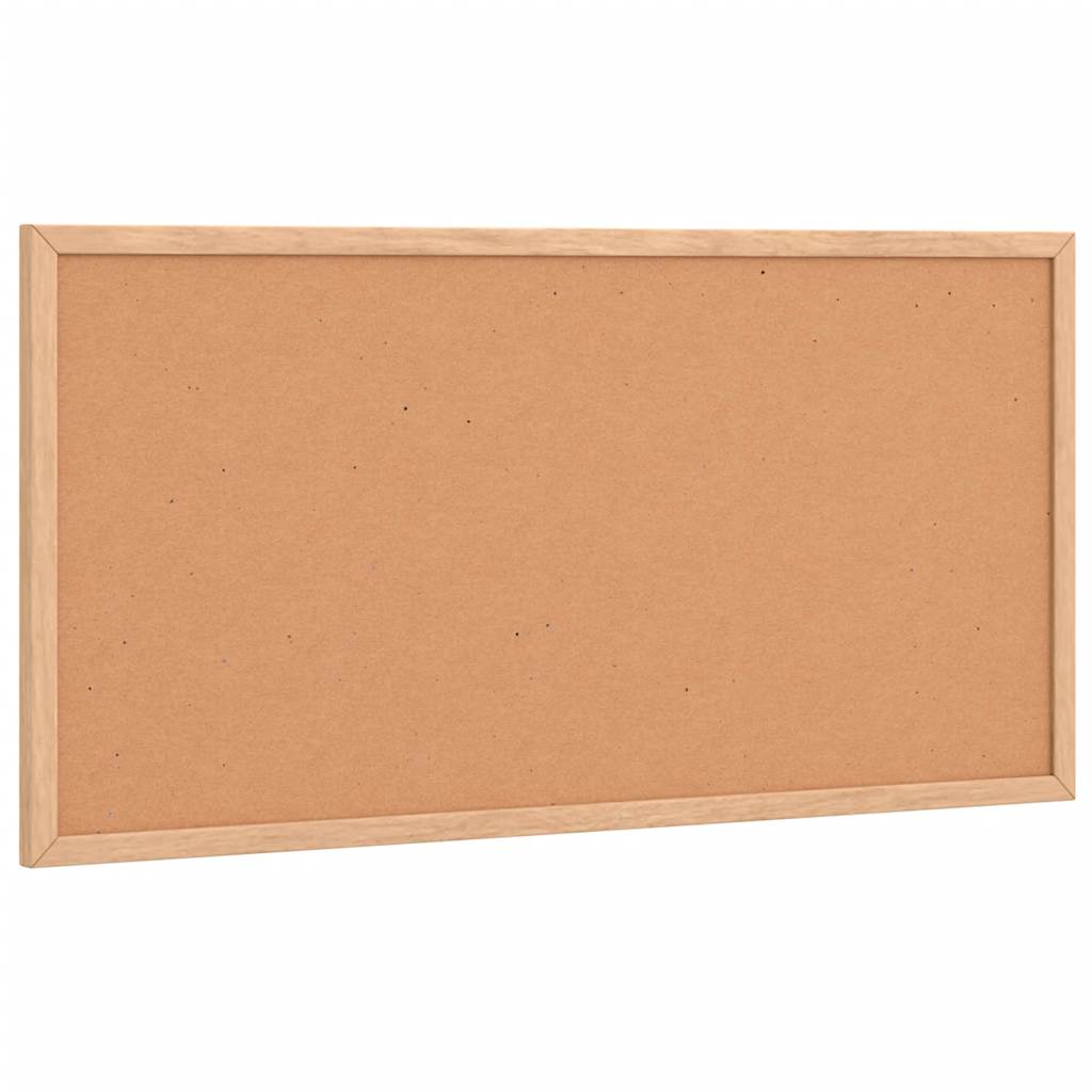 Ploča od pluta s okvirom od masivnog borovog drva 60 x 30 cm