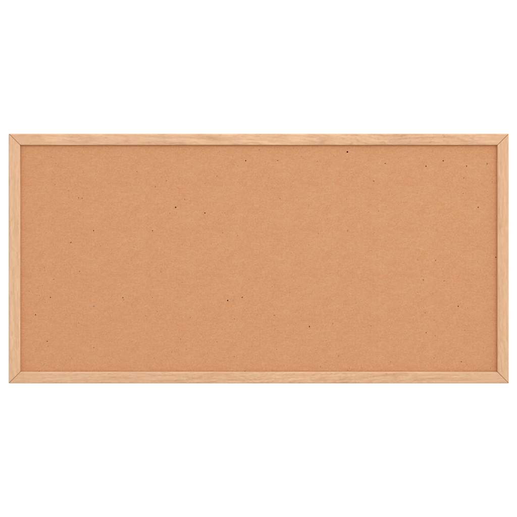 Ploča od pluta s okvirom od masivnog borovog drva 60 x 30 cm