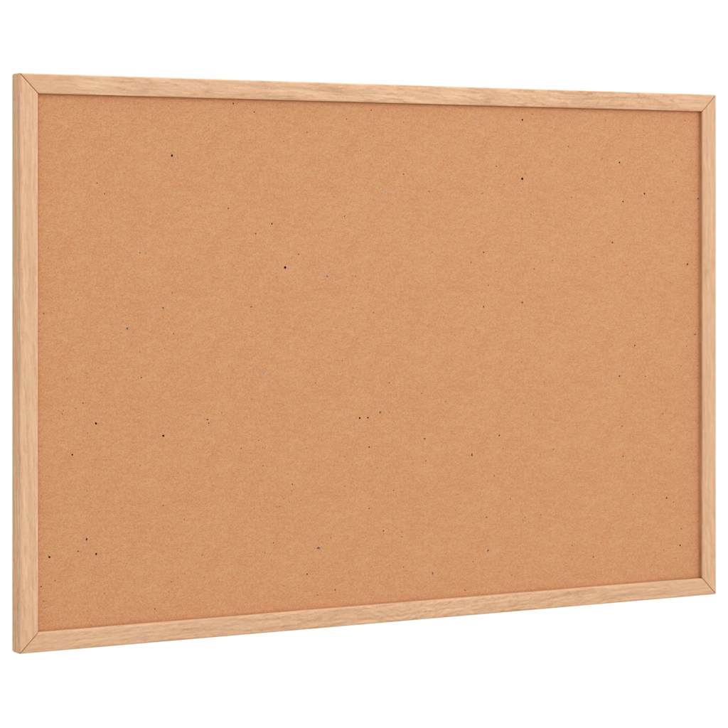 Ploča od pluta s okvirom od masivnog borovog drva 60x40 cm