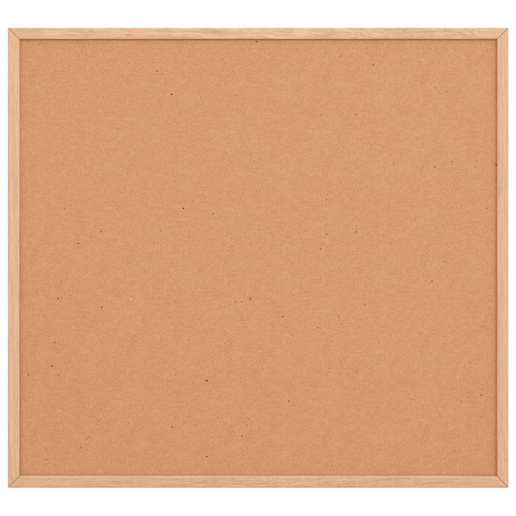 Ploča od pluta s okvirom od masivnog borovog drva 60 x 55 cm