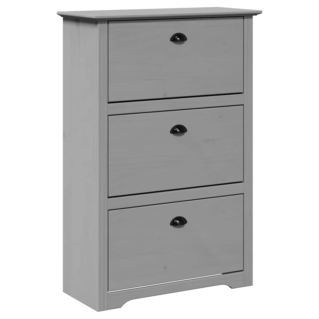 Stalak za cipele "BODO" sivi 80x35x118 cm