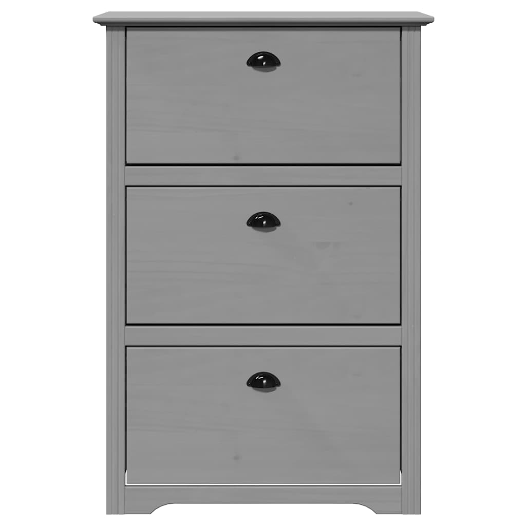Stalak za cipele "BODO" sivi 80x35x118 cm