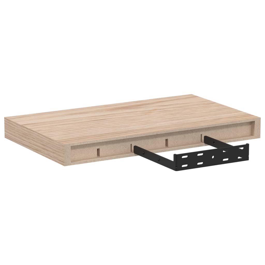 Plutajuće police 2 kom 40x23,5x4 cm od konstruiranog drva