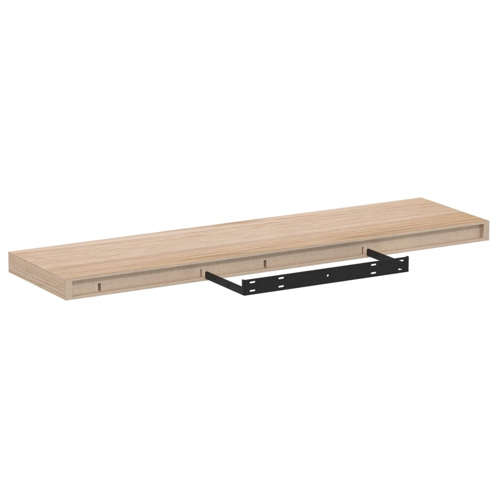 Plutajuće police 2 kom 90x23,5x4 cm od konstruiranog drva
