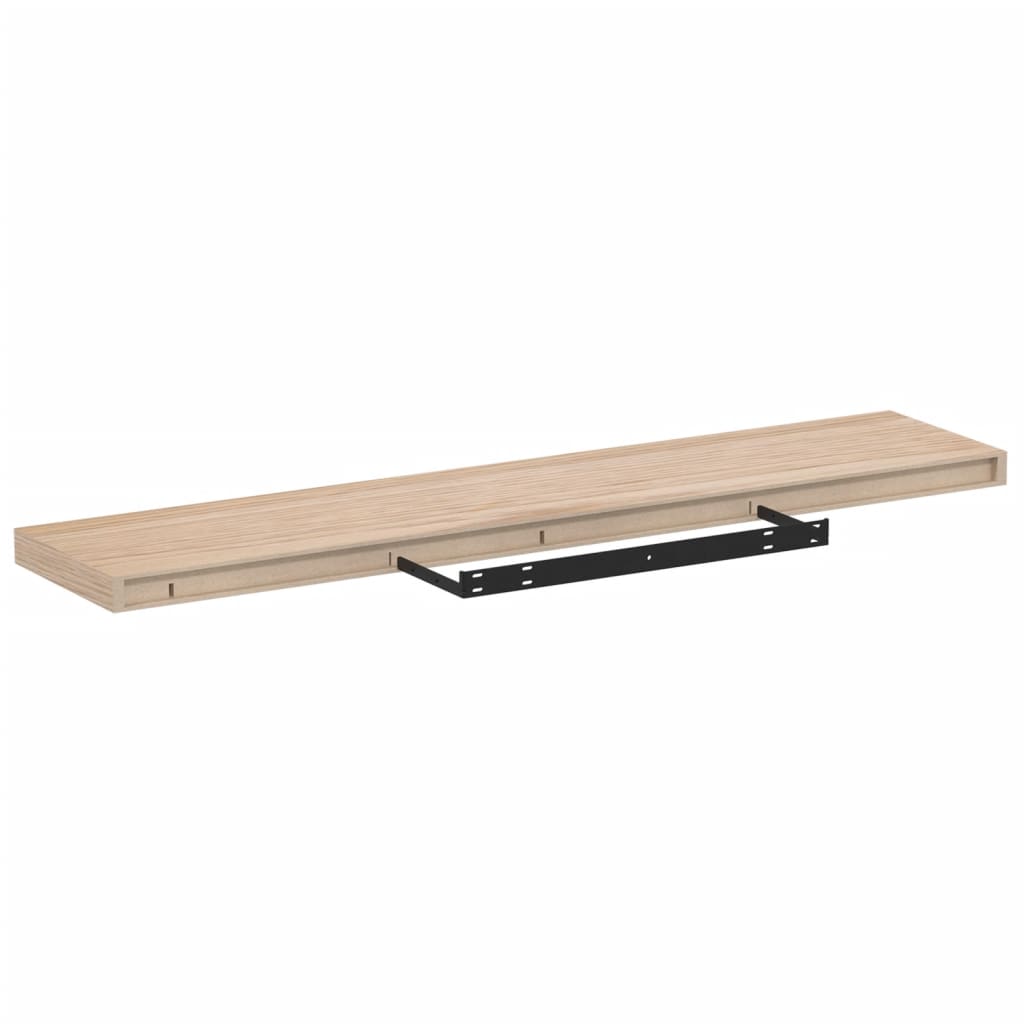 Plutajuće police 2 kom 110x23,5x4 cm od konstruiranog drva