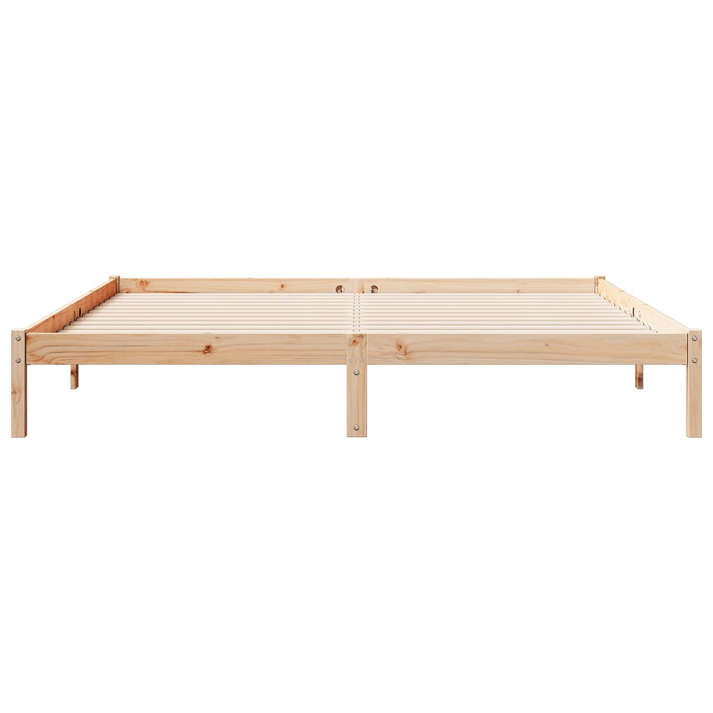 Dugi okvir kreveta bez madraca 180 x 210 cm od borovine