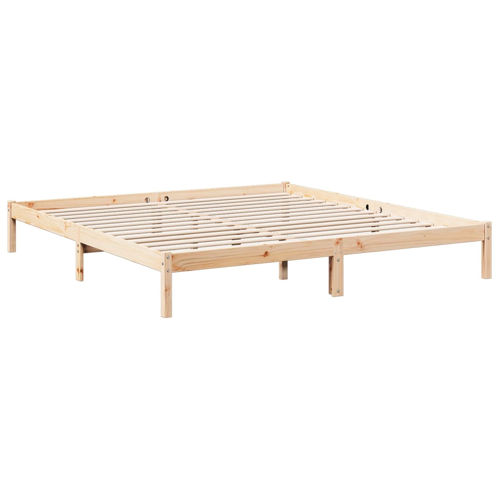 Dugi okvir kreveta bez madraca 180 x 220 cm od borovine
