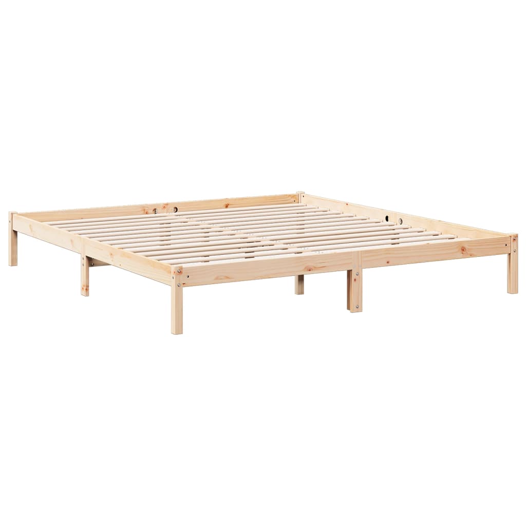 Dugi okvir kreveta bez madraca 180 x 220 cm od borovine