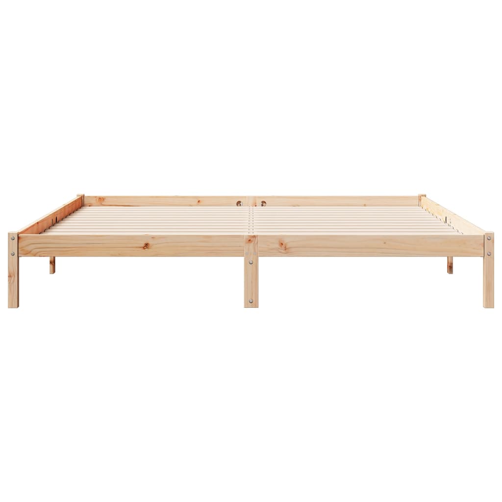 Dugi okvir kreveta bez madraca 200 x 220 cm od borovine