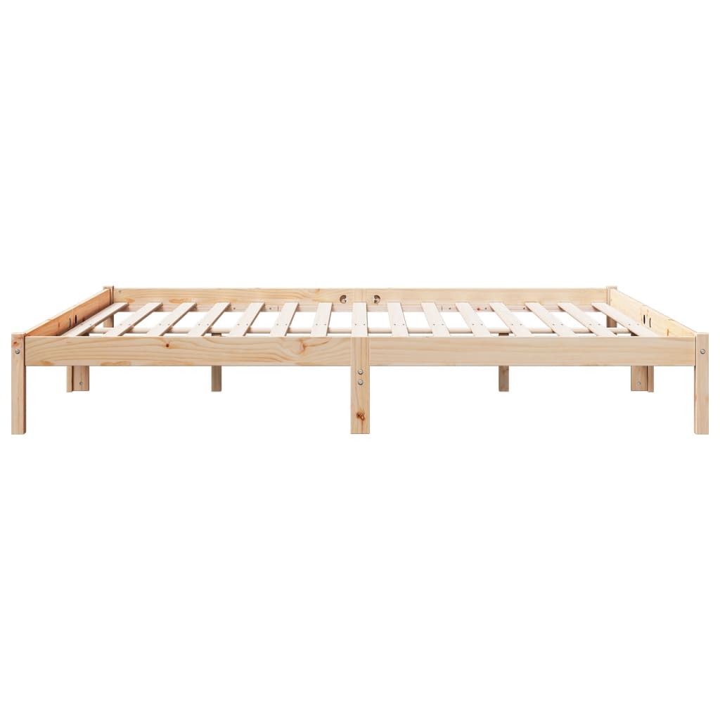 Dugi okvir kreveta bez madraca 200 x 220 cm od borovine
