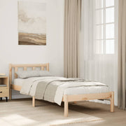 Dugi okvir kreveta bez madraca bijeli 90x210 cm od borovine