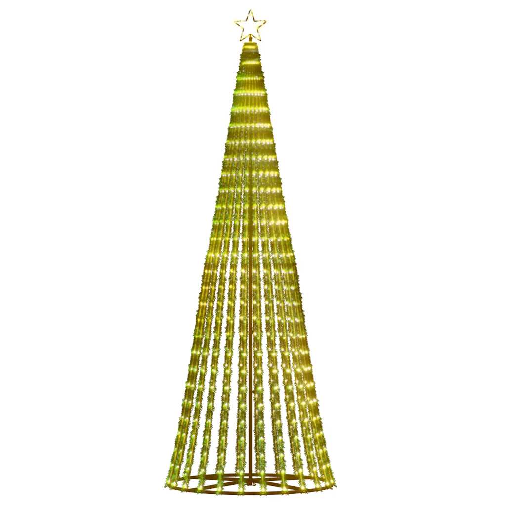 LED božićno drvce 475 LED toplo bijelo 247 cm