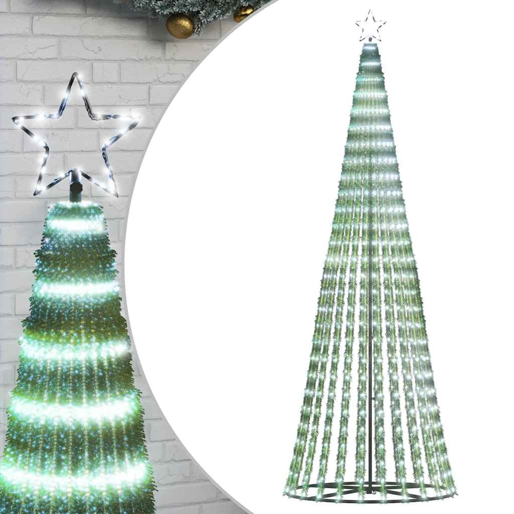 LED božićno drvce 475 LED hladno bijelo 247 cm