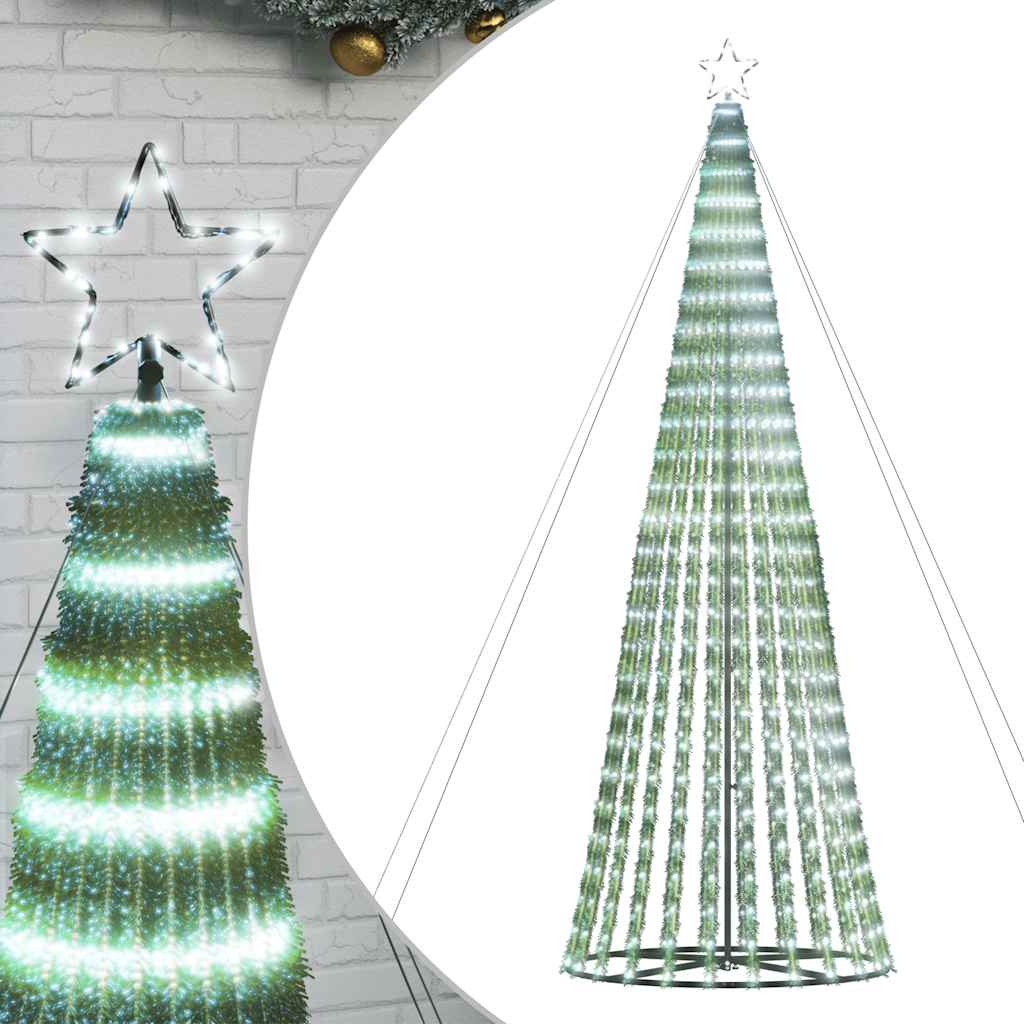 LED božićno drvce 1028 LED hladno bijelo 403 cm