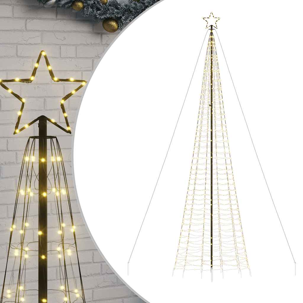 LED božićno drvce sa šiljcima 1534 LED toplo bijelo 500 cm