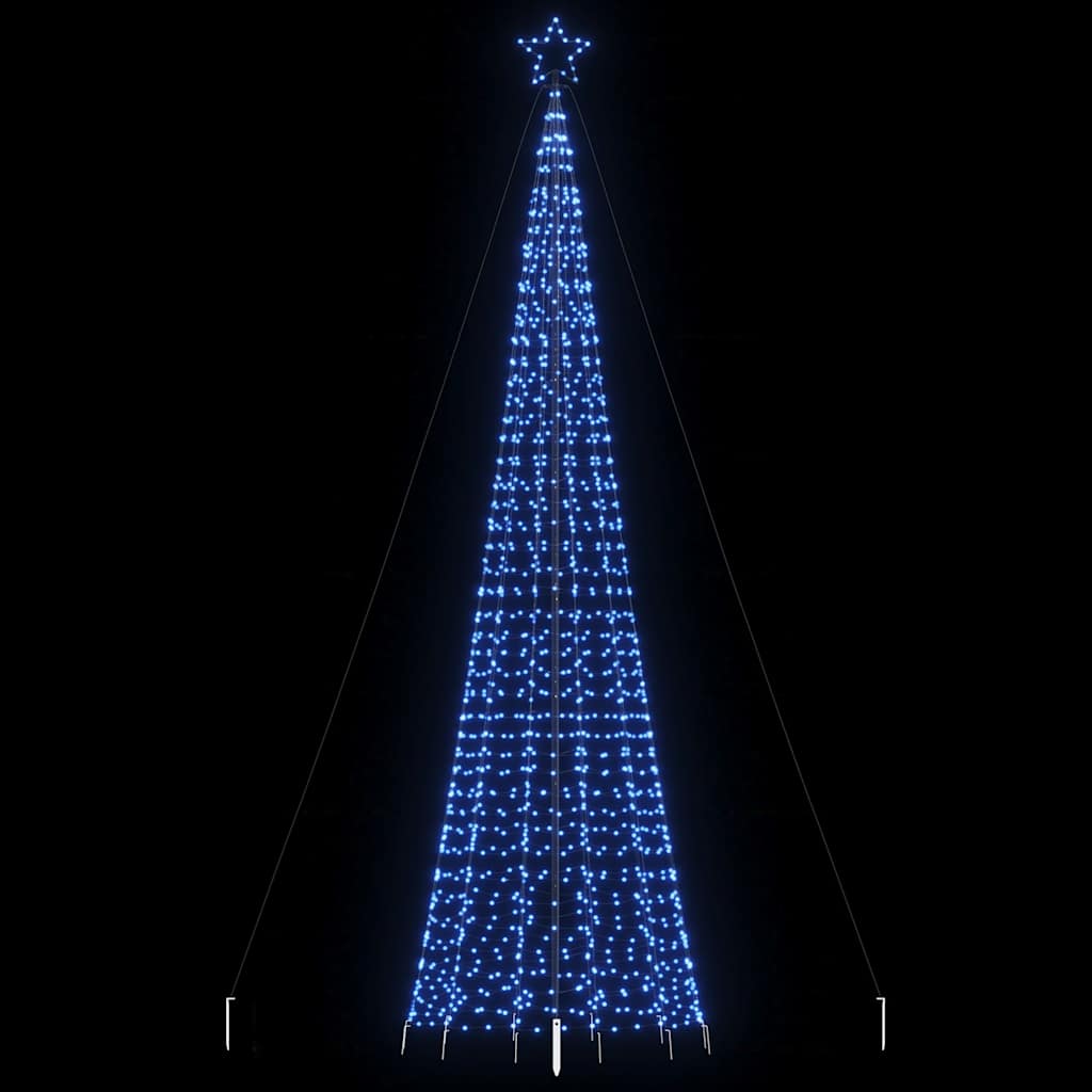 LED božićno drvce sa šiljcima 1534 LED plavo 500 cm