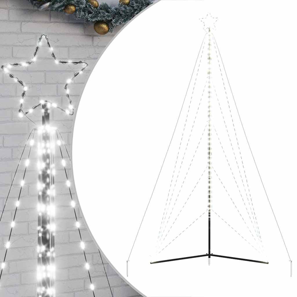 LED božićno drvce 615 LED hladno bijelo 404,5 cm
