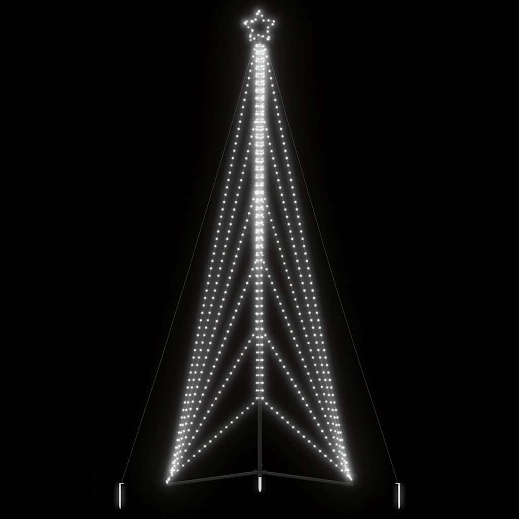LED božićno drvce 861 LED hladno bijelo 478 cm