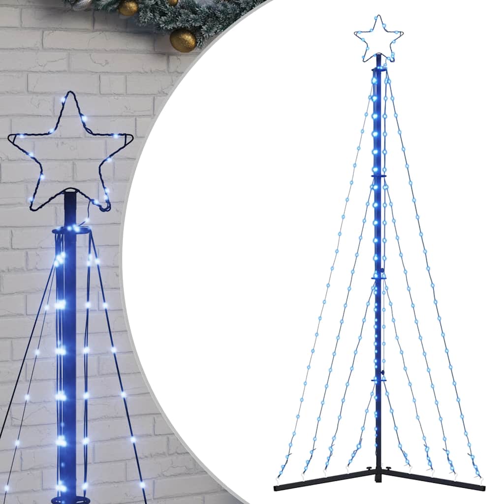 LED božićno drvce 339 LED dioda plavo 187 cm