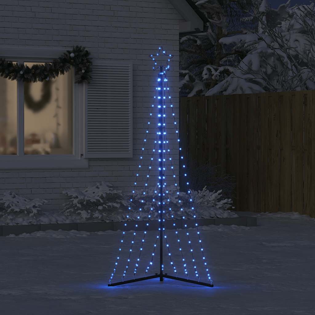 LED božićno drvce 339 LED dioda plavo 187 cm