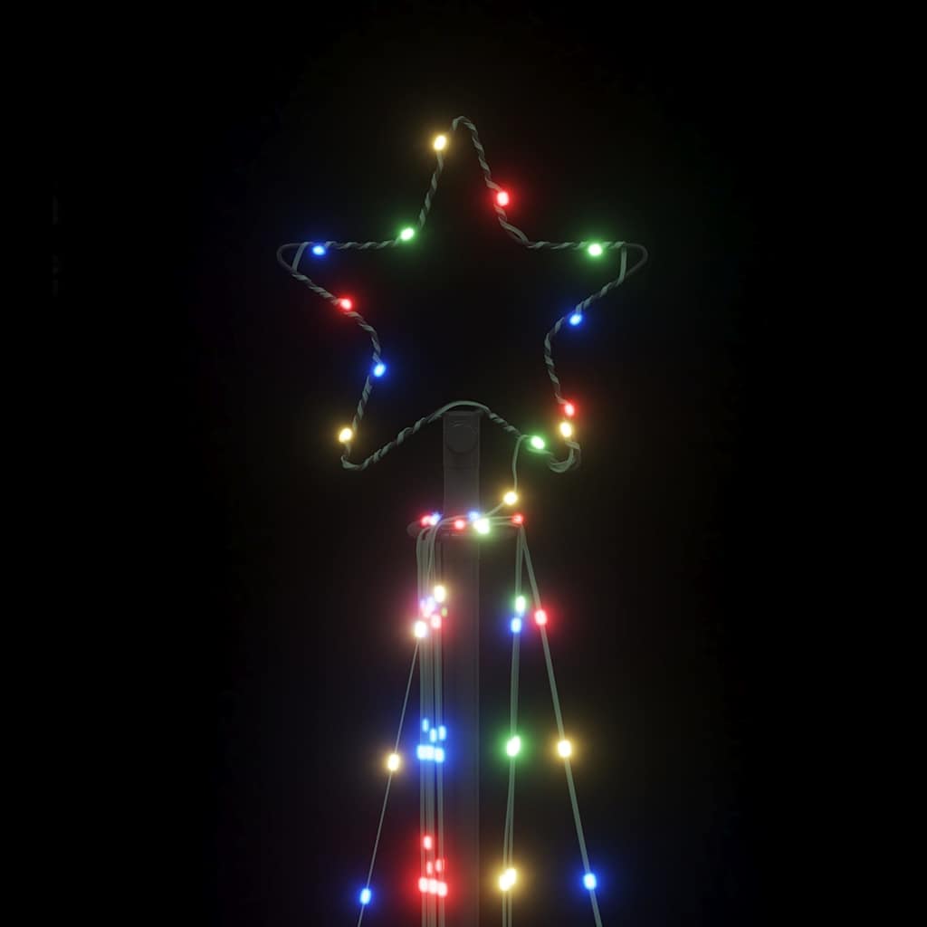 LED božićno drvce 339 LED šarenih 187 cm