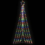 LED božićno drvce 339 LED šarenih 187 cm