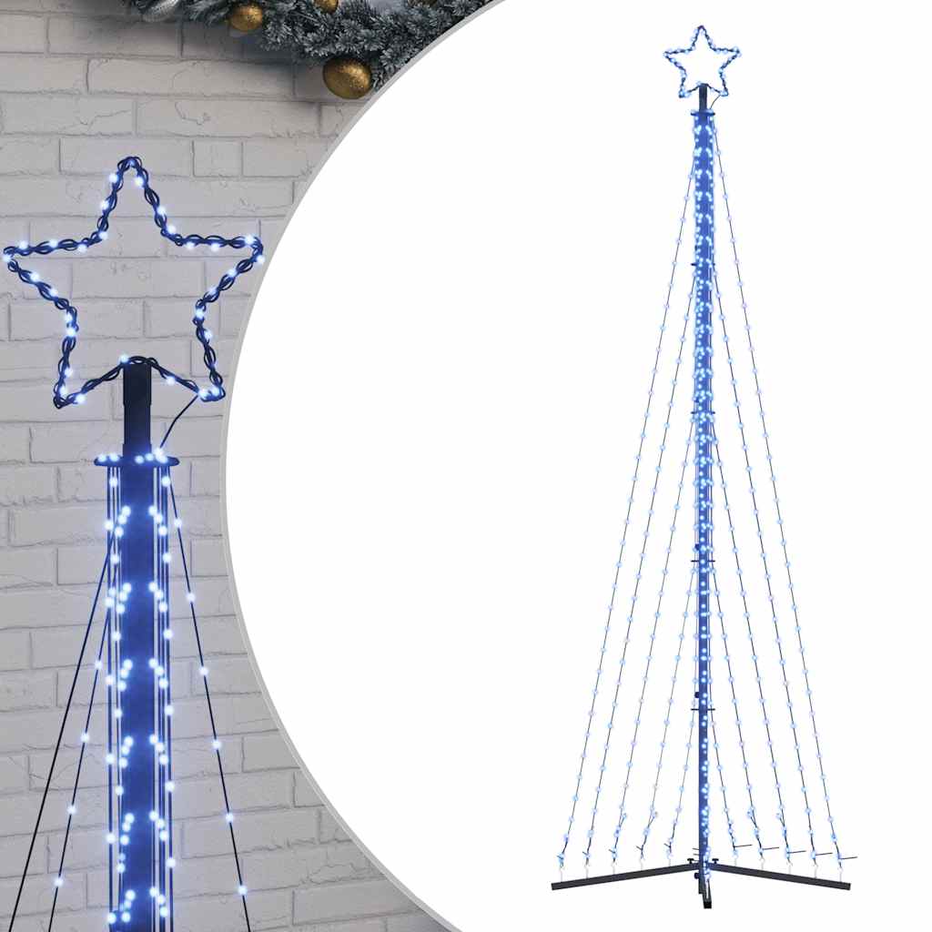 LED božićno drvce 495 LED dioda plavo 300,5 cm