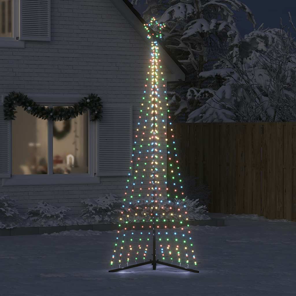 LED božićno drvce 495 LED šarenih 300,5 cm
