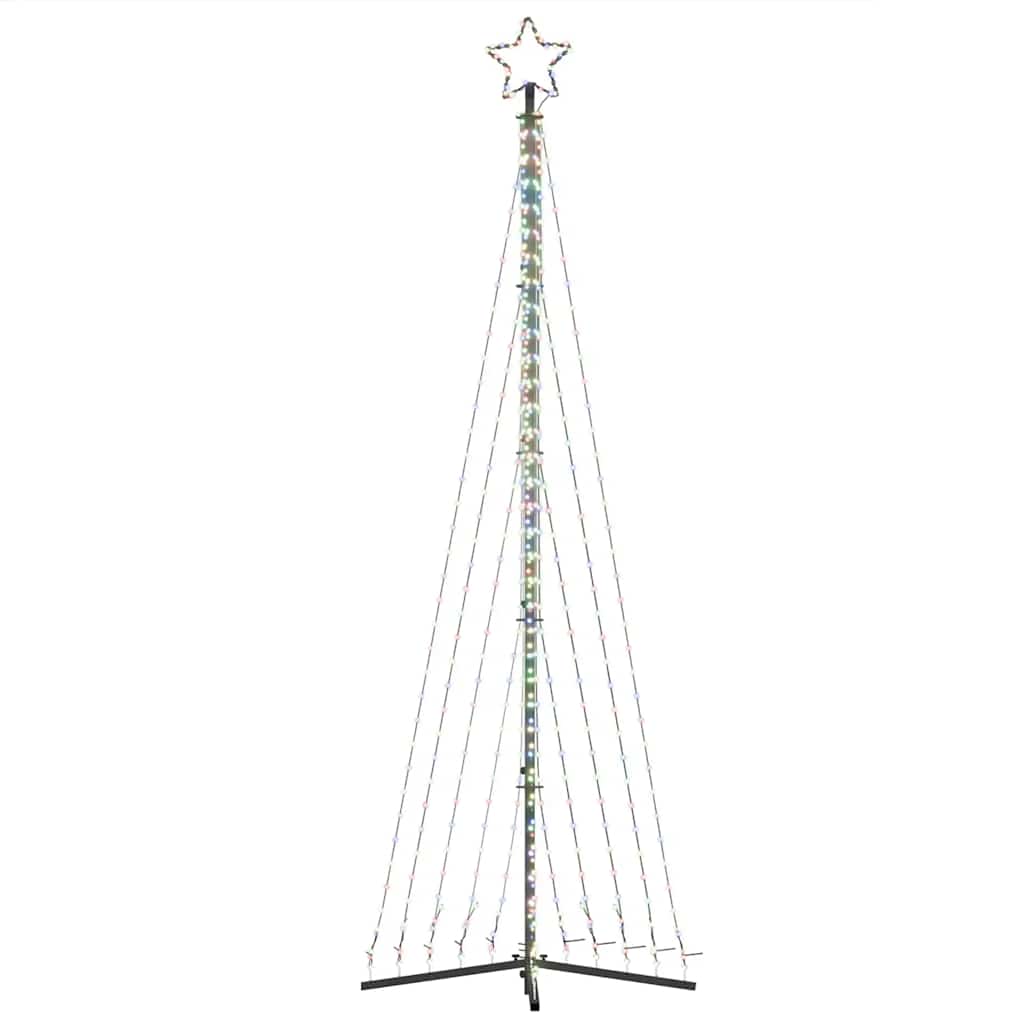 LED božićno drvce 495 LED šarenih 300,5 cm