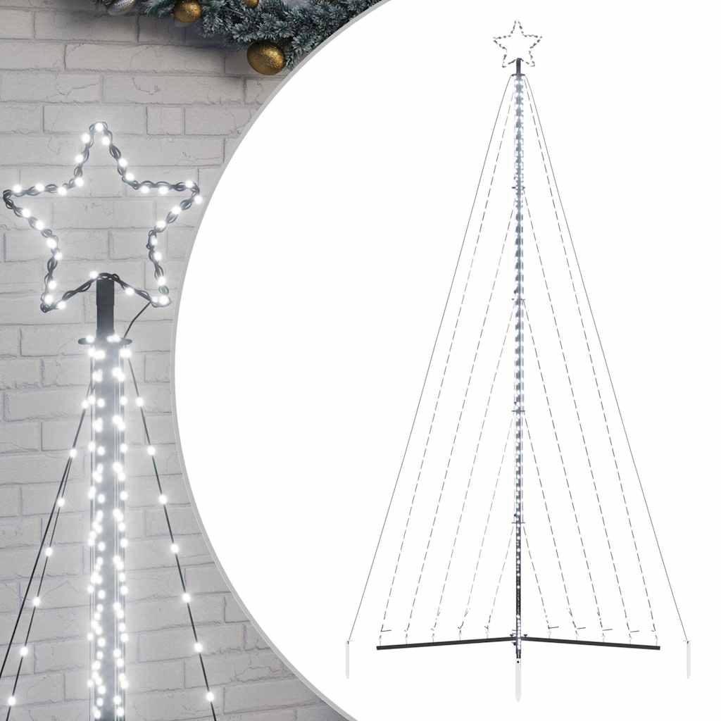 LED božićno drvce 570 LED hladno bijelo 399 cm