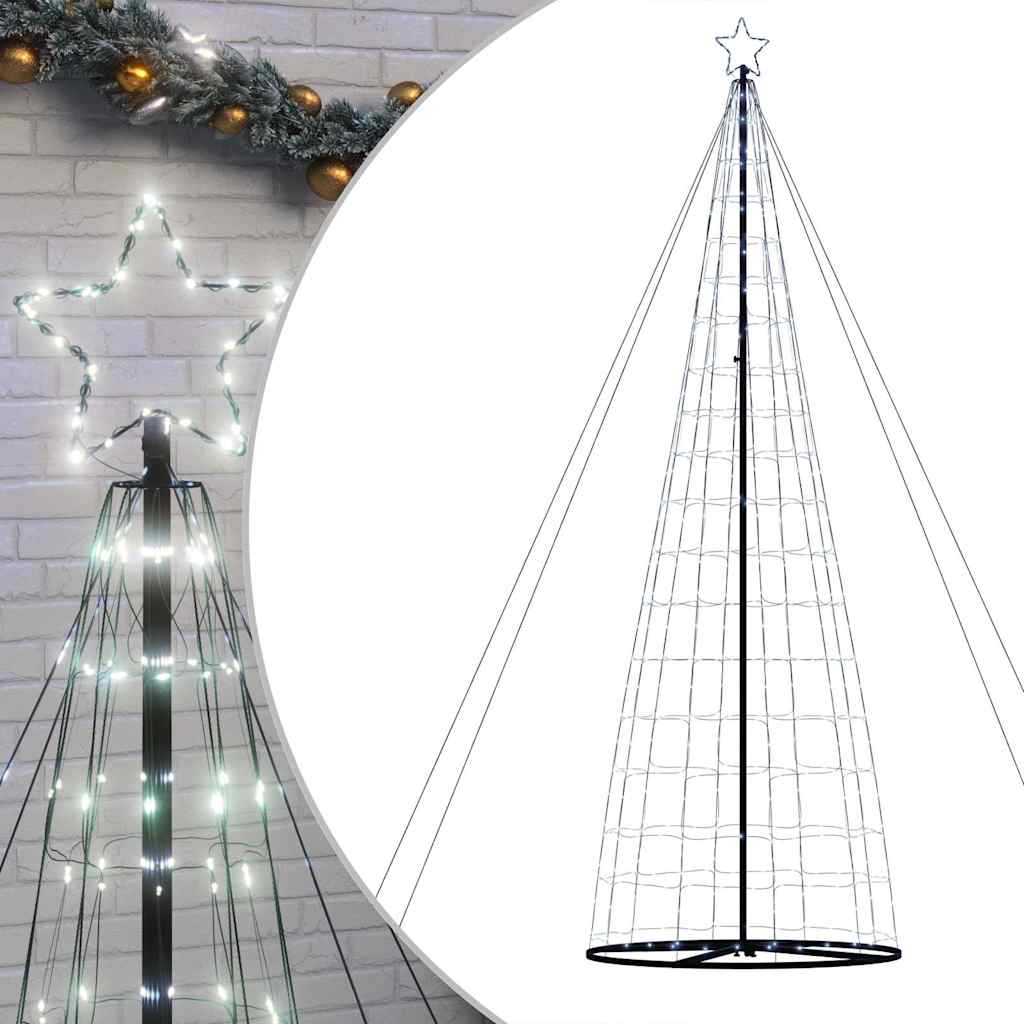 LED božićno drvce 1534 LED hladno bijele 500 cm