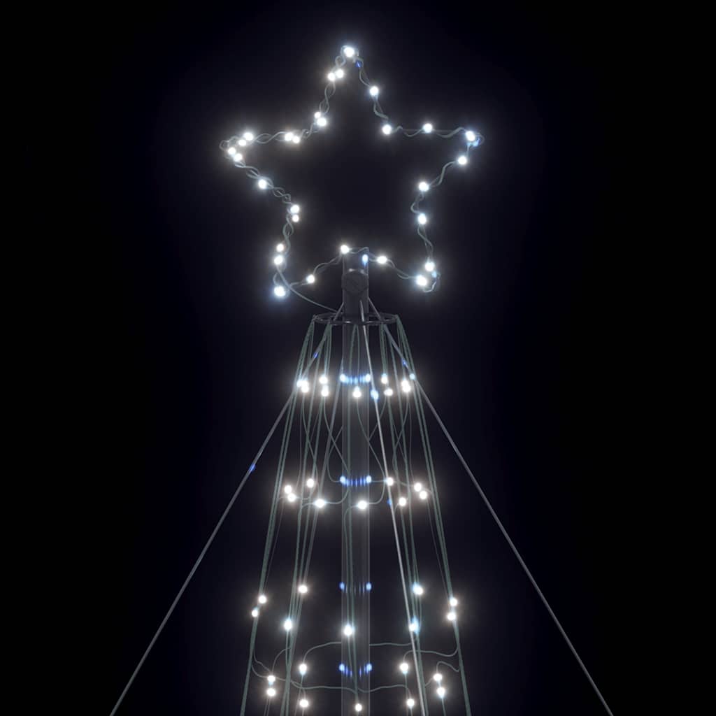 LED božićno drvce 1534 LED hladno bijele 500 cm