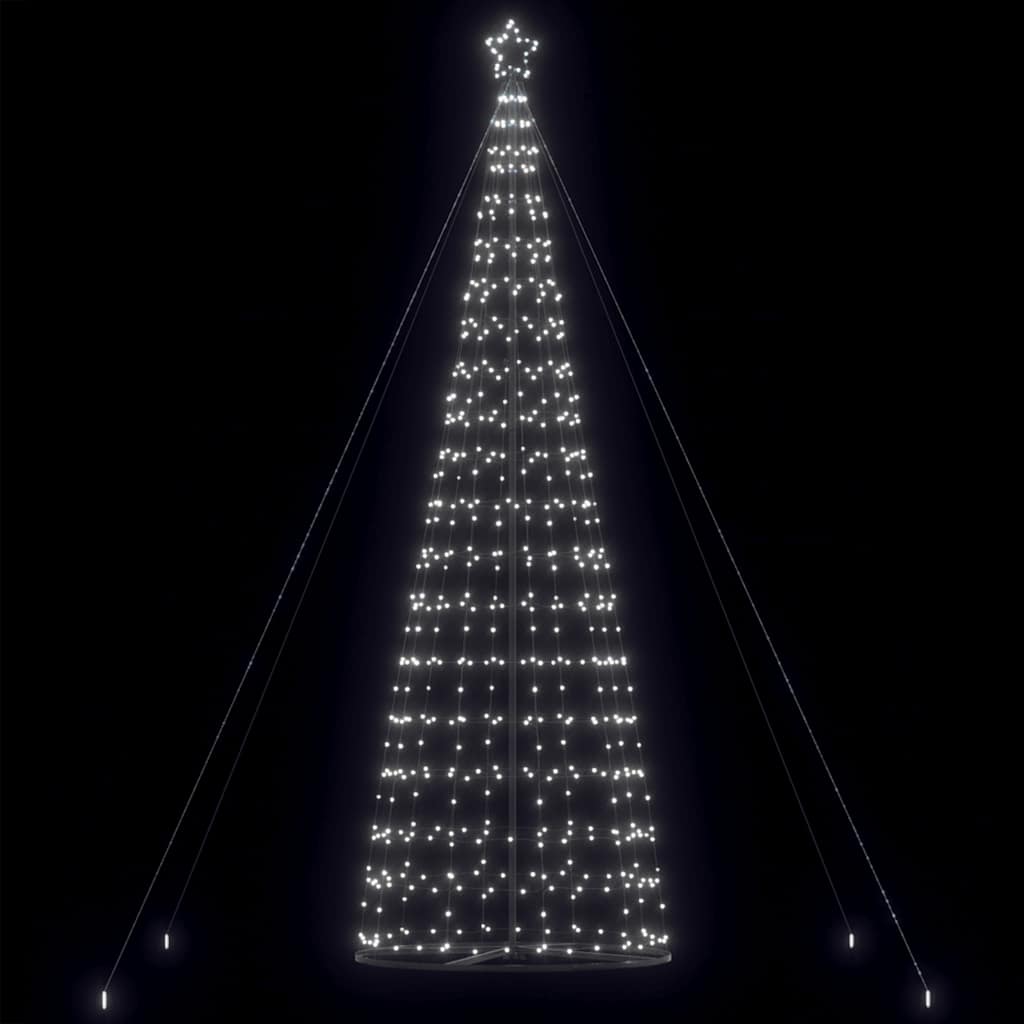 LED božićno drvce 1534 LED hladno bijele 500 cm