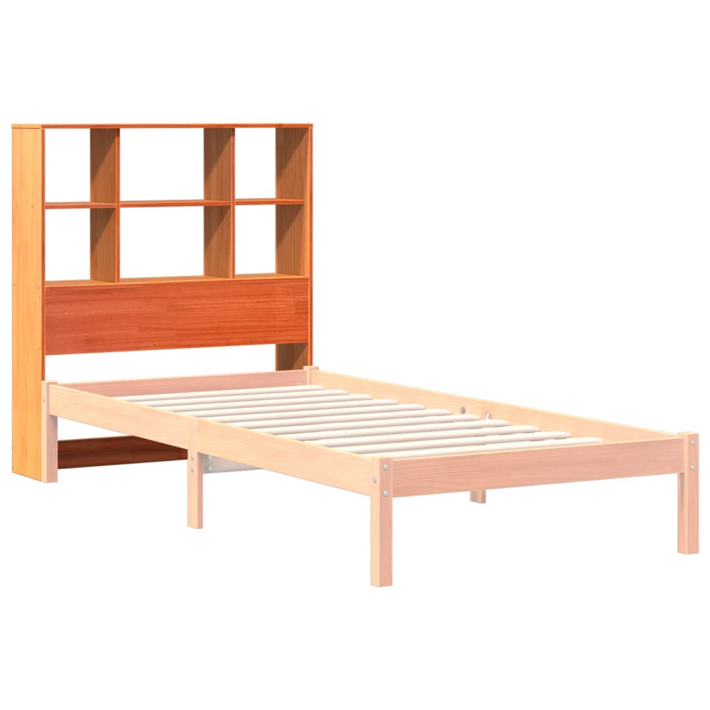 Uzglavlje sa spremištem voštano smeđe 75 cm od masivne borovine