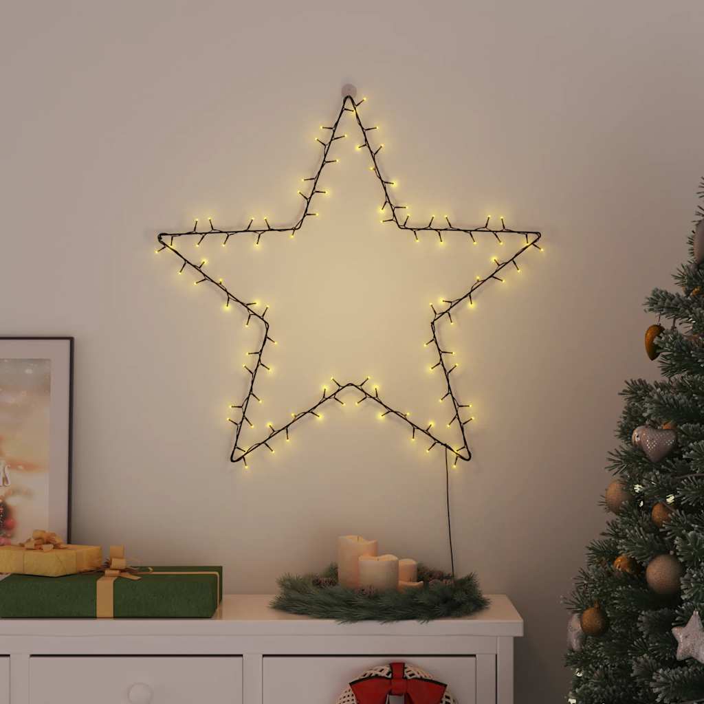 Božićna svjetla Silueta zvijezde 115 LED dioda toplo bijela